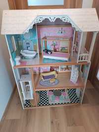Domek drewniany dla lalek Barbie