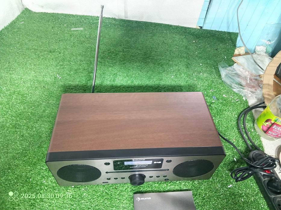 Wieża mikrowieża tuner FM USB BT Orzech stereo Auna Harvard pilot

Cen
