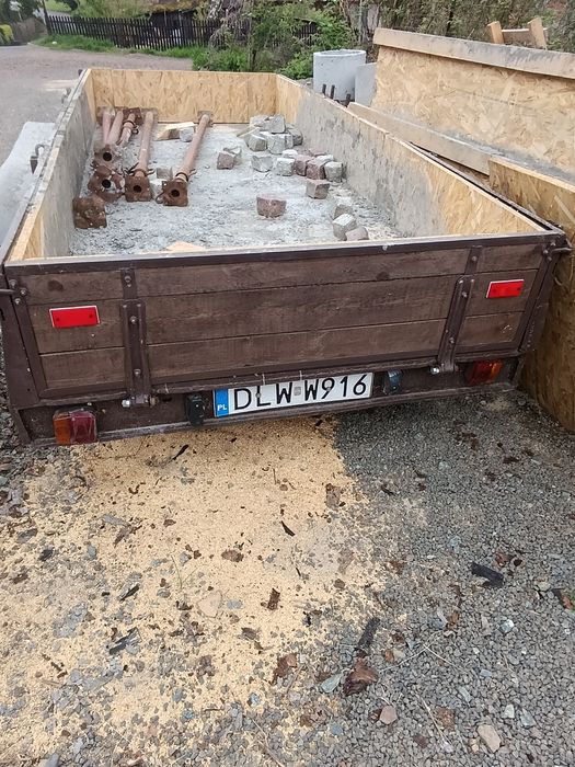 Przyczepa pod minikoparke Beanderup 2500 DMC