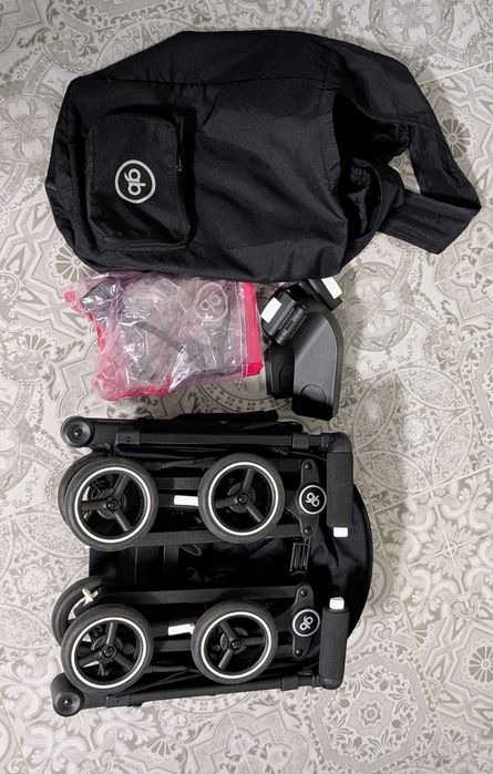 Wózek spacerowy GB Pockit+ (dodatki!)