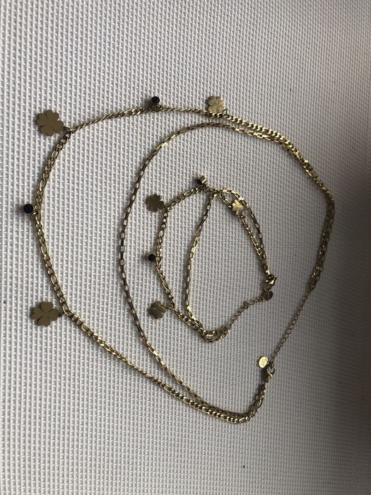 Piękny Nowy komplet biżuterii koniczyna wzór Apart