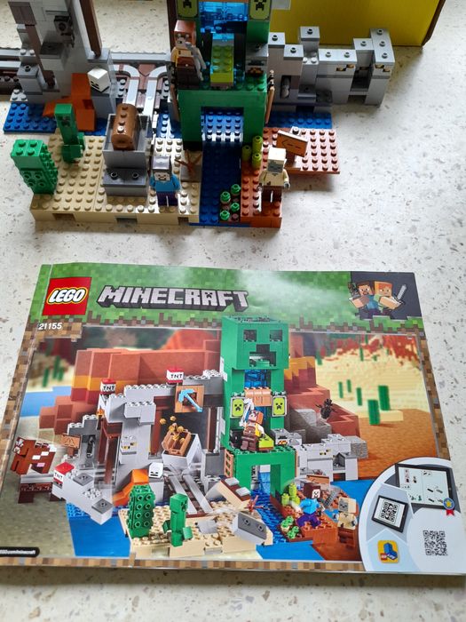 klocki LEGO Minecraft 21155 Kopalnia Creeperów.