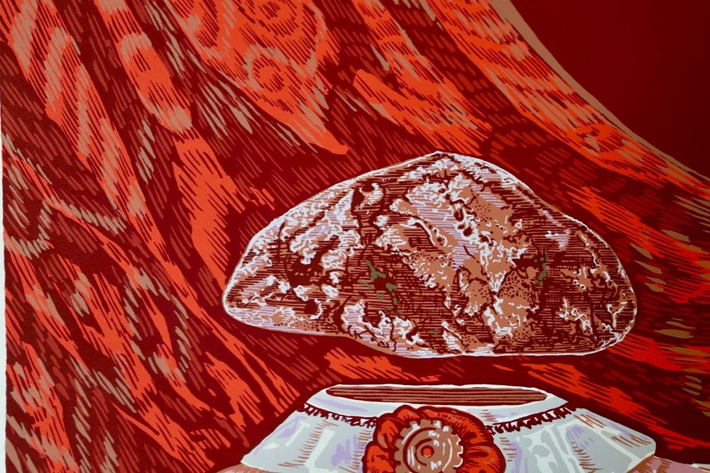 Serigrafia do artista Cohen Fusé
