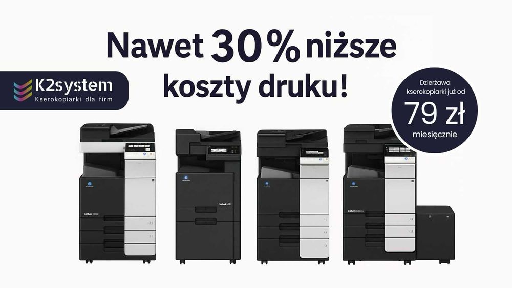 Serwis Dzierżawa wynajem Kserokopiarek od 100zł netto miesięcznie