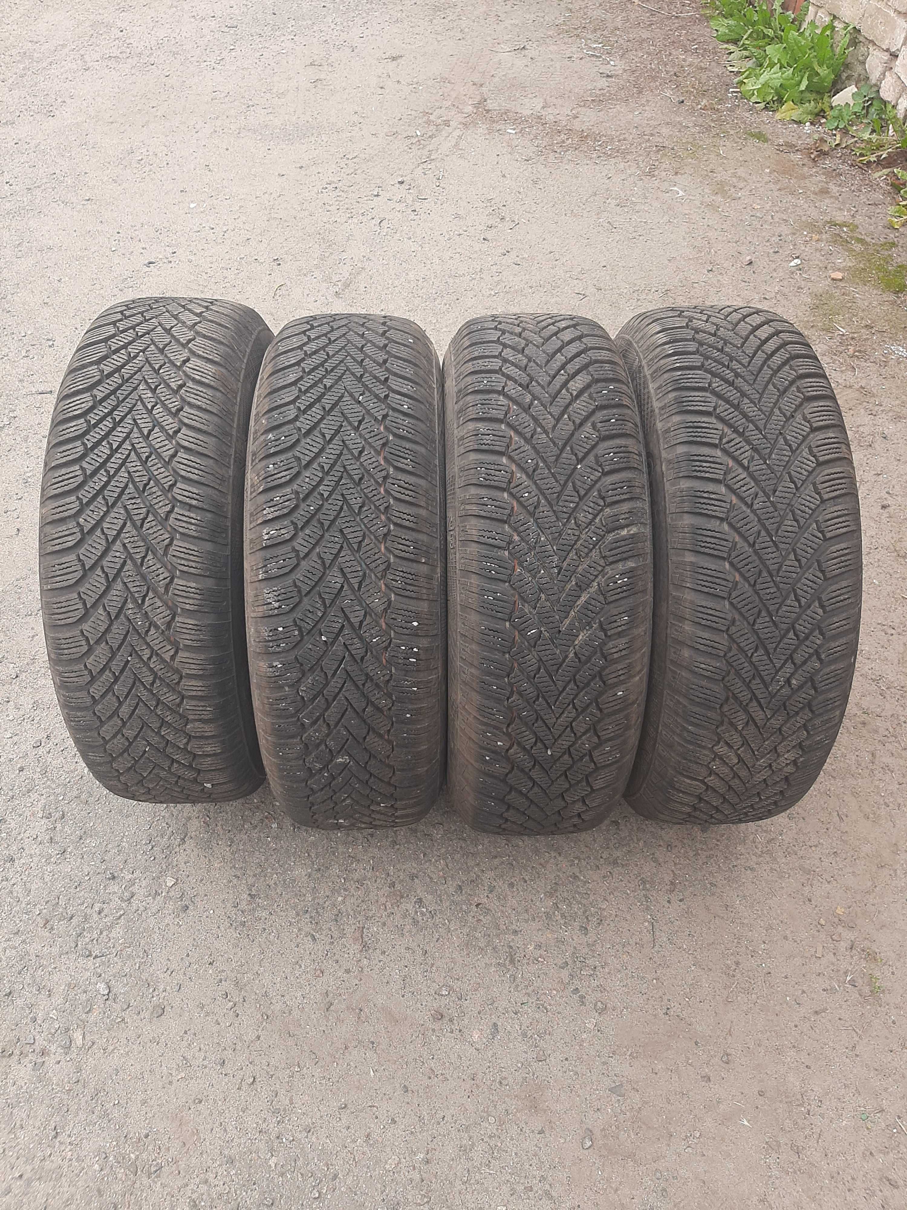 шини зимові continental 195/65 R15 з дисками 4*108 сітроен С4