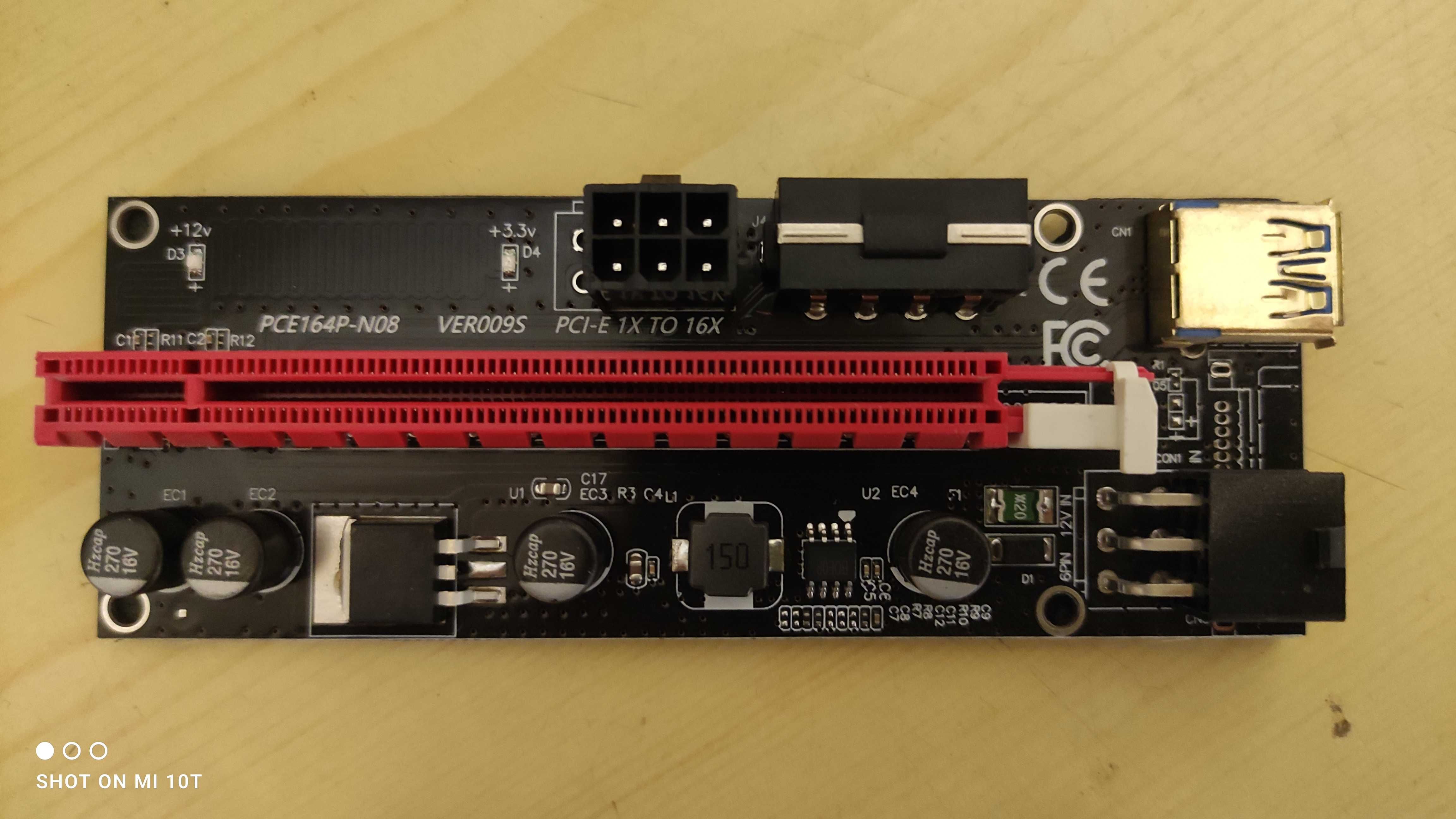 8 x Riser 009S GOLD  USB 3.0 PCI-E Najnowszy model