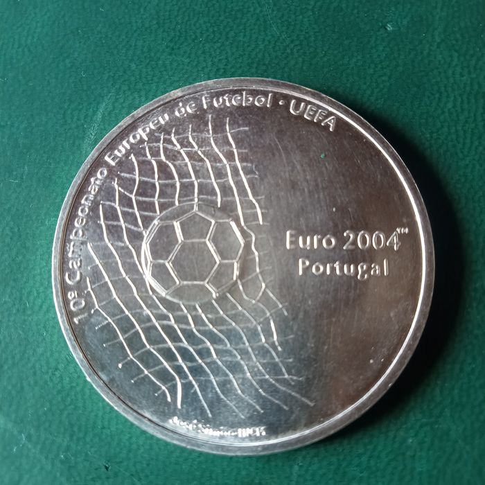 Moeda prata 1000 escudos euro 2004