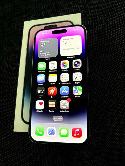 IGŁA iPhone 14 Pro 128GB purpurowy BATERIA 100%