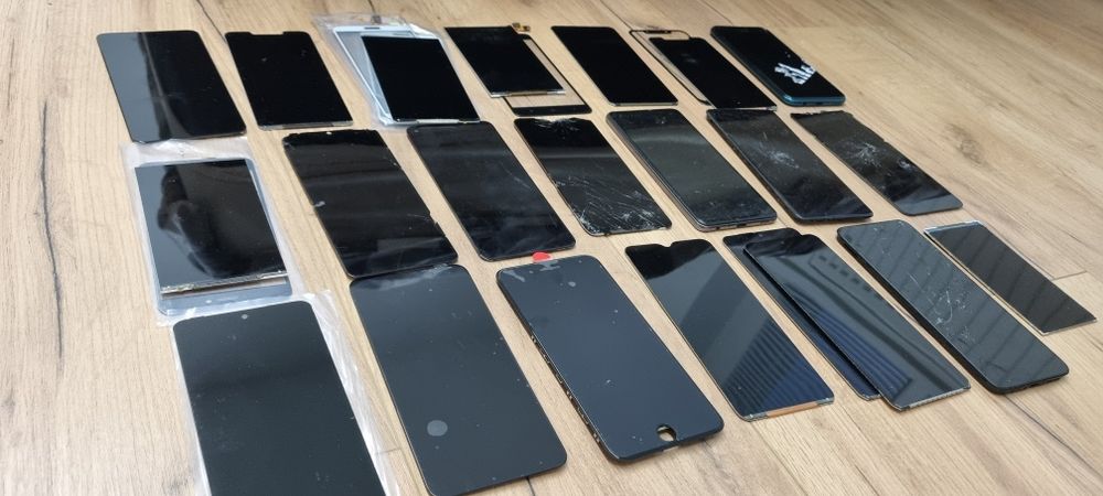 Wyświetlacz Zbitki 44 SZT  S21 plus s21 s22 ultra p40 pro note s20