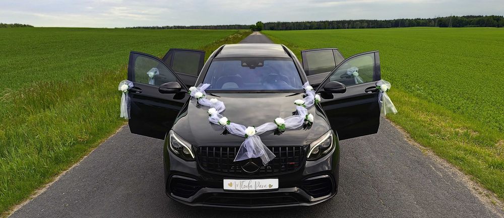 Auto do Ślubu Wesele Nietuzinkowy Mercedes GLC AMG 63s Wynajem