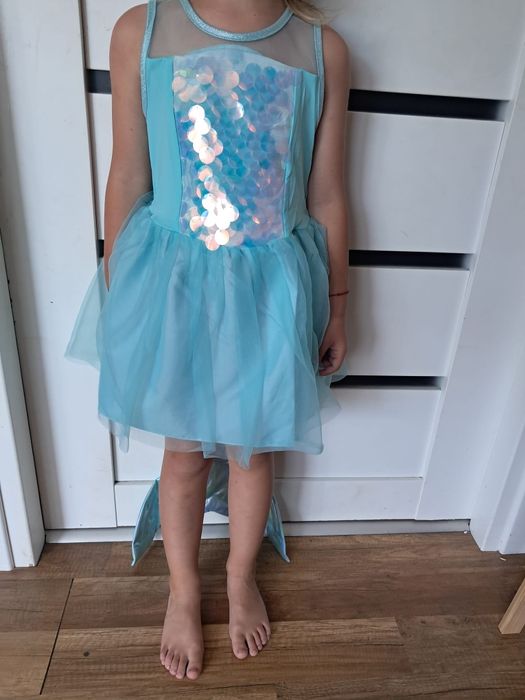 Arielka syrena Disney 134 140 przebranie bal księżniczka kostium Hm