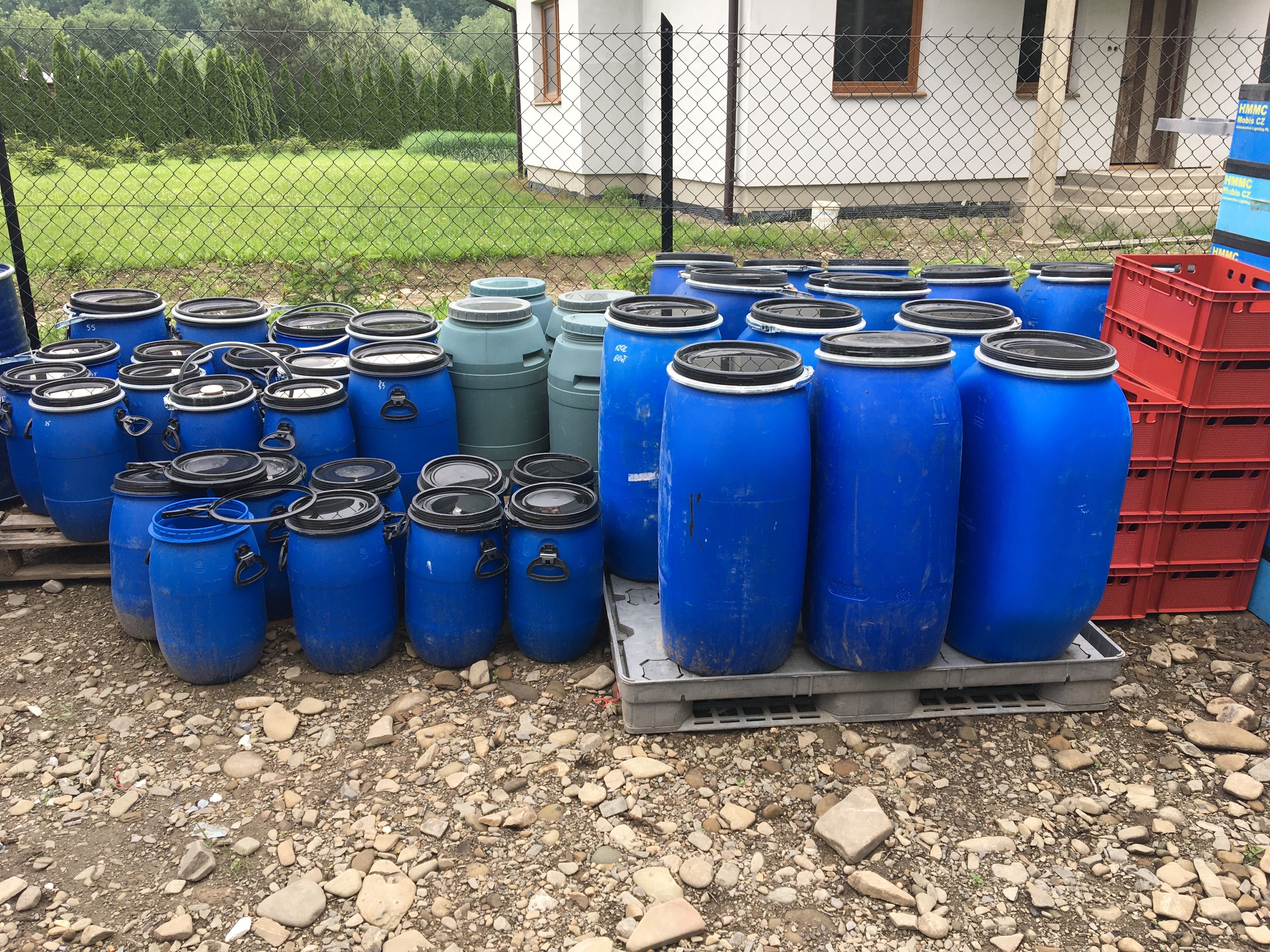 Beczki plastikowe spozywka  40zl
