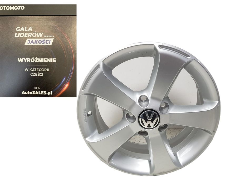 FABRYCZNIE NOWA ORYGINALNA FELGA ALUMINIOWA ALUFELGA  VW GOLF TOURAN CADDY  6,0 x 16r 5x112 ET50