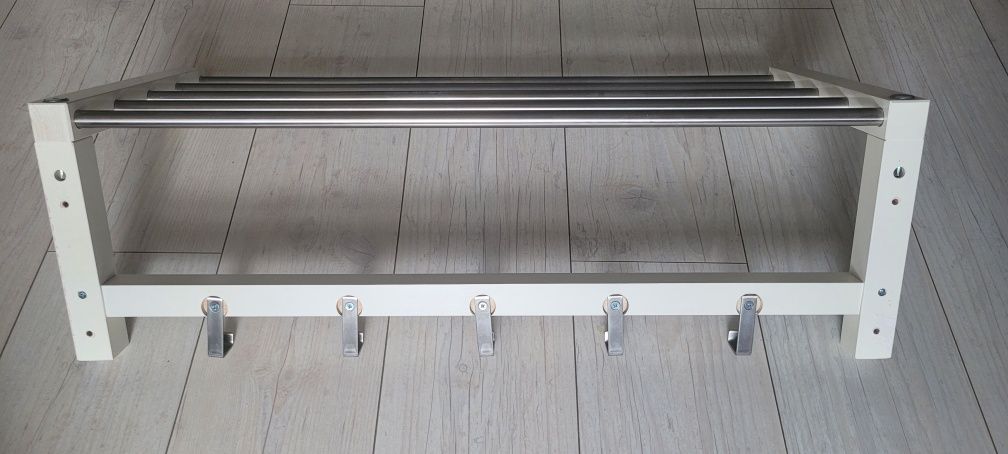 Ikea Tjusig półka wieszak na kapelusze kurtki do przedpokoju