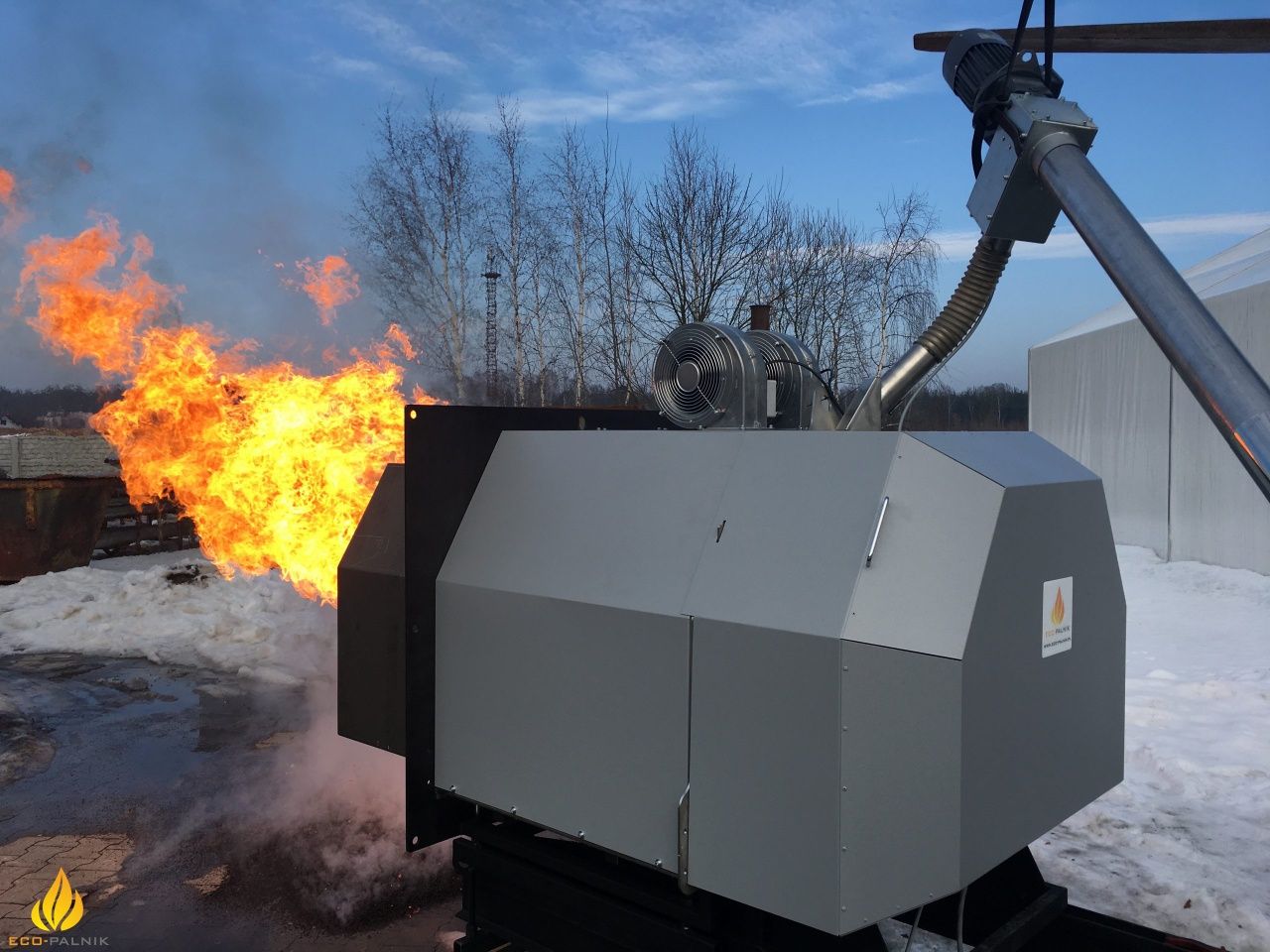 Palnik podajnik na pellet Uni-Max 1 MW pelety