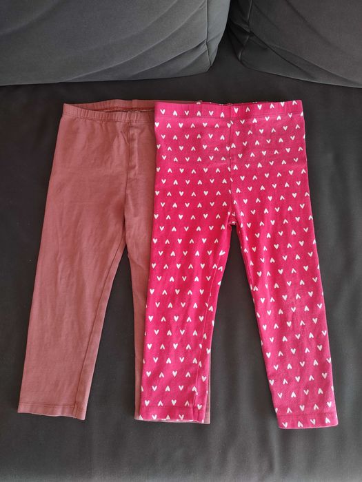 Spodnie legginsy getry niemowlęce rozmiar 86