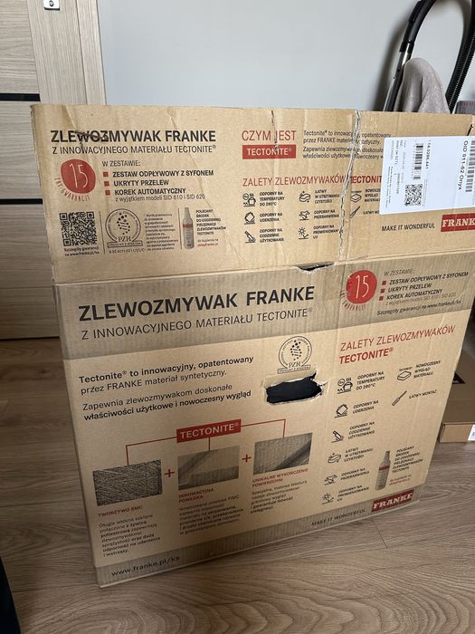 Nowy Zlewzozmywak Franke Orion 611-62 Onyx