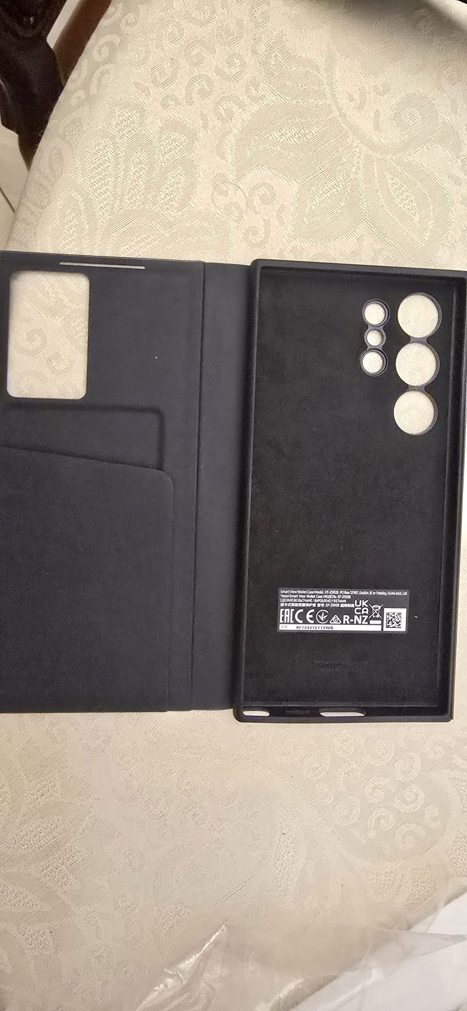 Capa Samsung s22 tipo livro cor preta