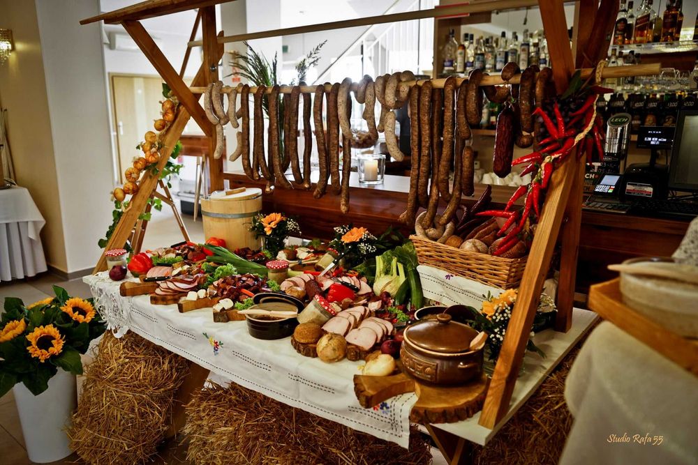 Wiejski stół + snopki - wynajem! Wesele / Ślub / 18 - do wynajęcia