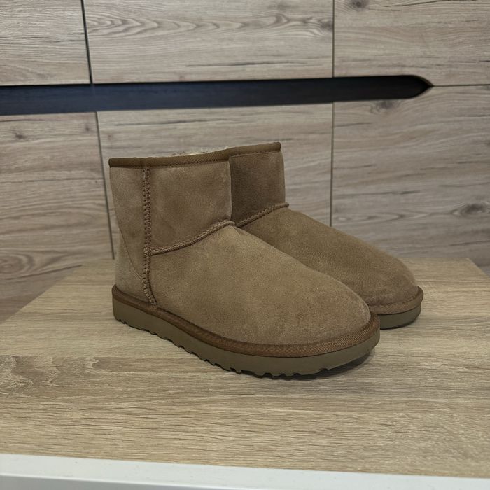 Замшевые женские сапоги Угги UGG Classic Mini 2 | Оригинал