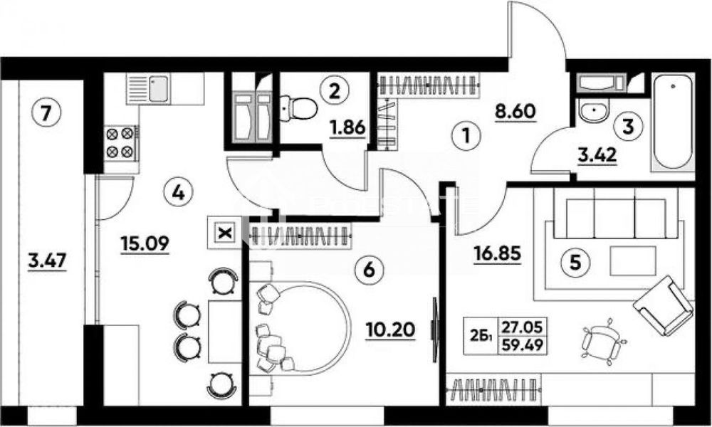 без %, з документами, ЖК заселено, ТЦ Республіка - 15 хв транспортом