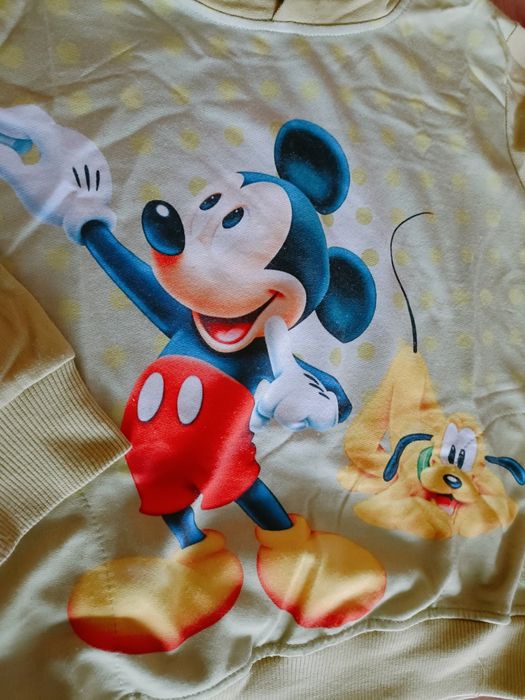 Camisola capuz Mickey Mouse + Casaco Lã Zara - 4 anos