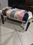 Elegancka, piękna nowoczesna,Ławka do Siedzenia,Patchwork.Nowa
