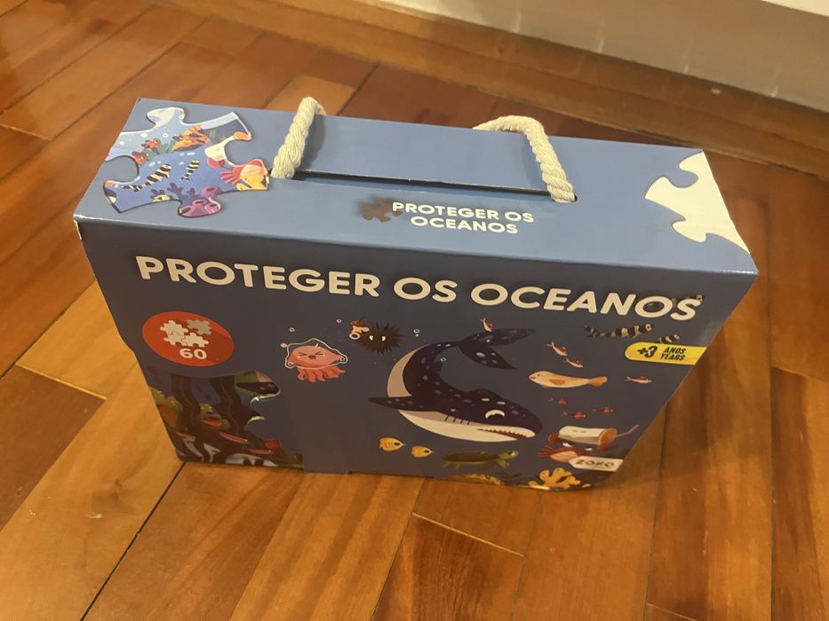 Novo - Puzzle Proteger os Oceanos 60 peças