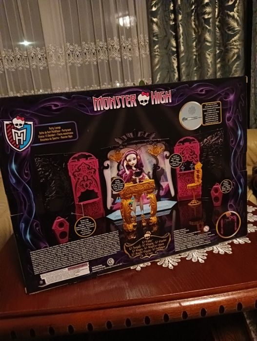 Monster high spectra vondergeist dj sala dyskotekowa Nowe