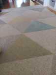 Dywan we wzory geometryczne