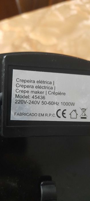 Máquina para fazer crepes