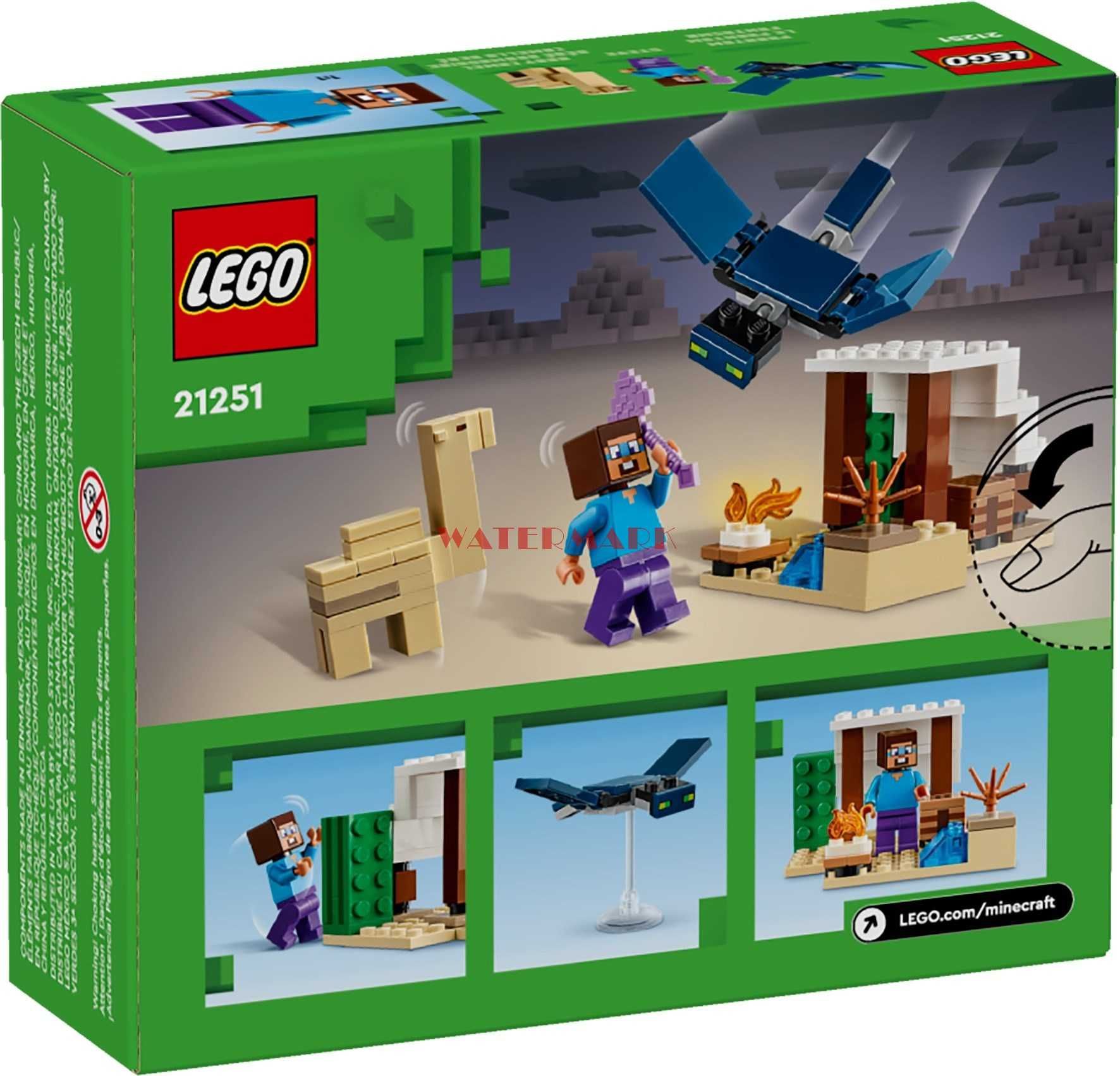 LEGO Minecraft 21251 Pustynna wyprawa Steve’a