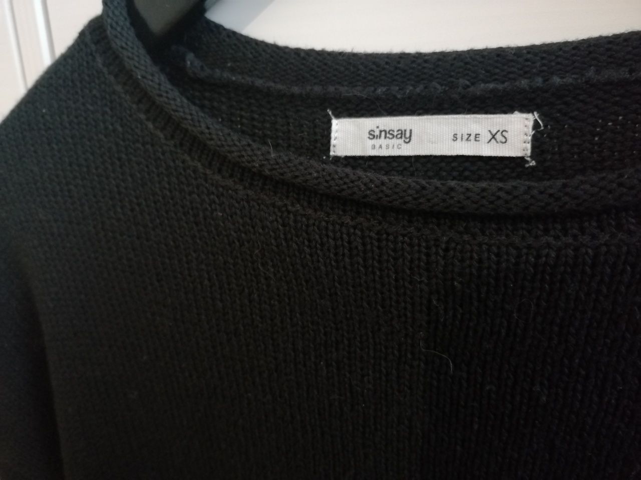 Czarny sweter xs sinsay