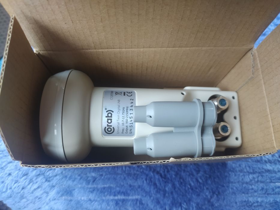 konwerter satelitarny Corab C120TWN – Universal Twin Digital LNB