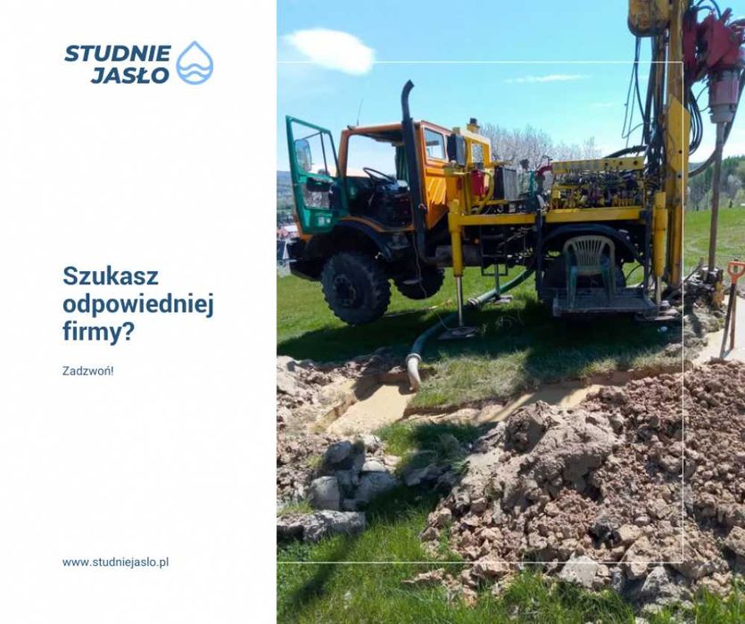 Studnie Głębinowe, Wiercenie, tyczenie studni -Jaslo