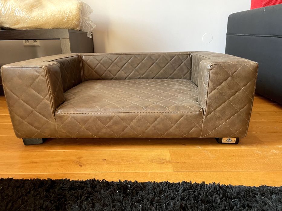 Legowisko dla Psa Edoardo | Faux Leather Brown