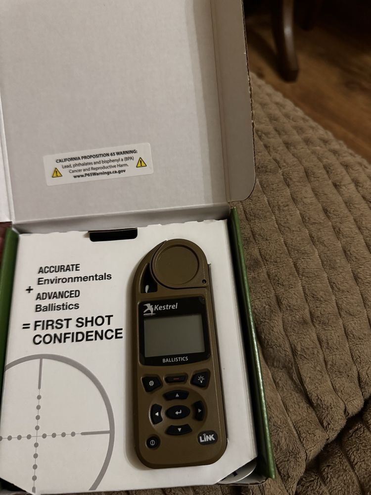 Kestrel 5700 balistic, балістична метеостанція кестрел