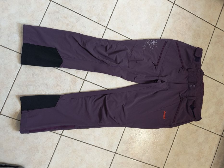 Spodnie softshell damskie Bergans XL turystyczne jesień zima