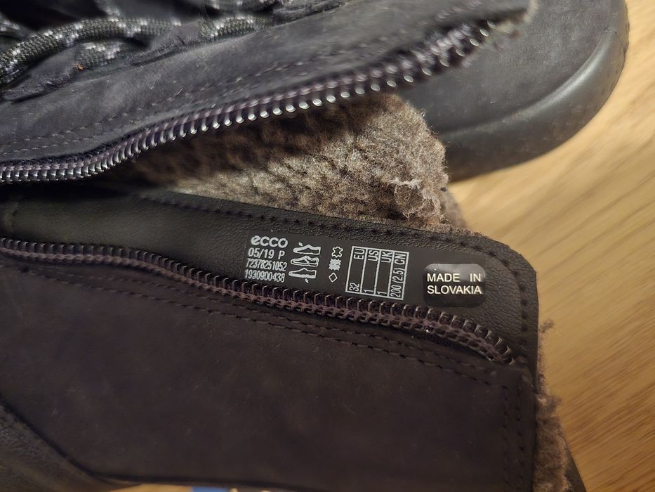 Buty zimowe ECCO rozmiar EU32 NOWE