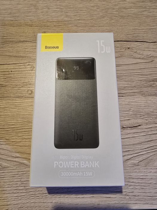 Powerbank Baseus Bipow 30000mAh, 2xUSB, USB-C, 20W (czarny)