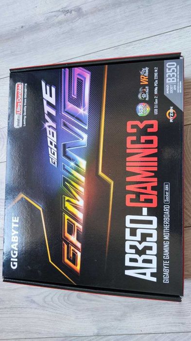 gigabyte GA  AB350 gaming 3— материнська плата (AM4, B350) / б/в