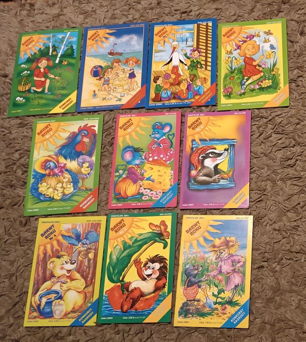 Barwy roku zestaw nr 3  - kwartalnik  NIE UŻYWANE