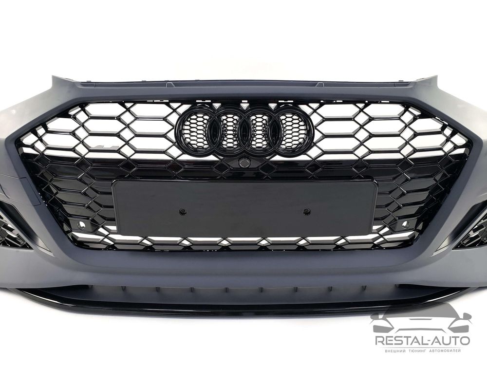обвес Audi A4 B9 2019-2022 год в стиле RS бампер ауди нов