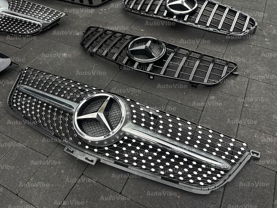 Решітка радиатора решотка мерседес mercedes w205w211w447w212w463w221
