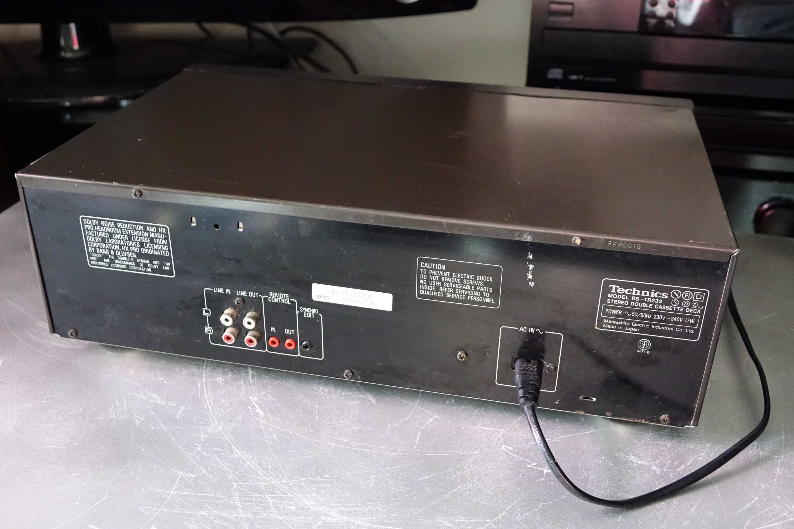 Magnetofon dwukasetowy TECHNICS RSTR 232