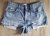Szorty krótkie spodenki jeansowe Zara r. 36 stan bdb