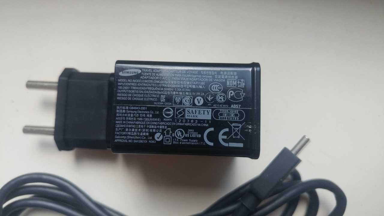 Зарядное Samsung 2A + USB кабель Type-C