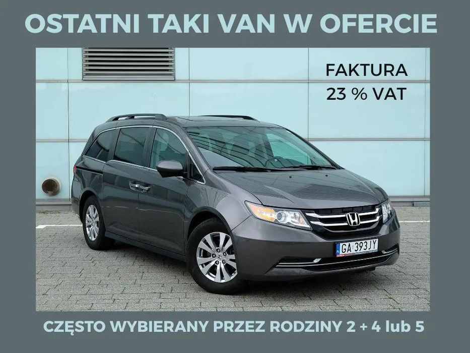 Honda Odyssey Najlepsze auto dla rodzin albo na taxi | Stan idealny Faktura VAT 23%