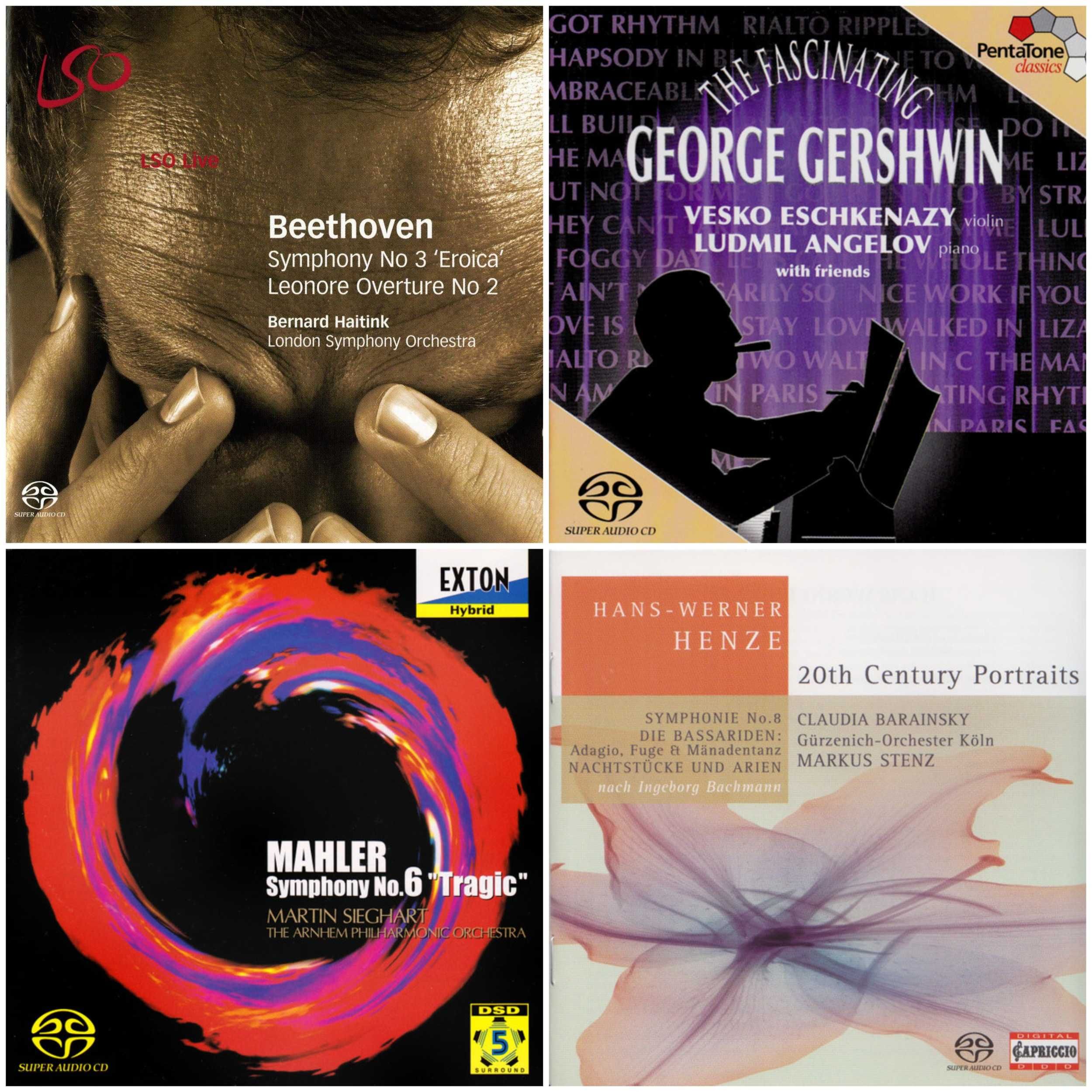 SACD /Mozart/Brahms/Tchaikovsky/Rachmaninoff/Mahler/Vivaldi/Handel