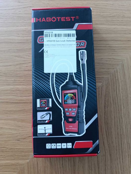 Detektor Wycieku Gazu Propan Butan LPG Sonda 42cm Habotest HT601B